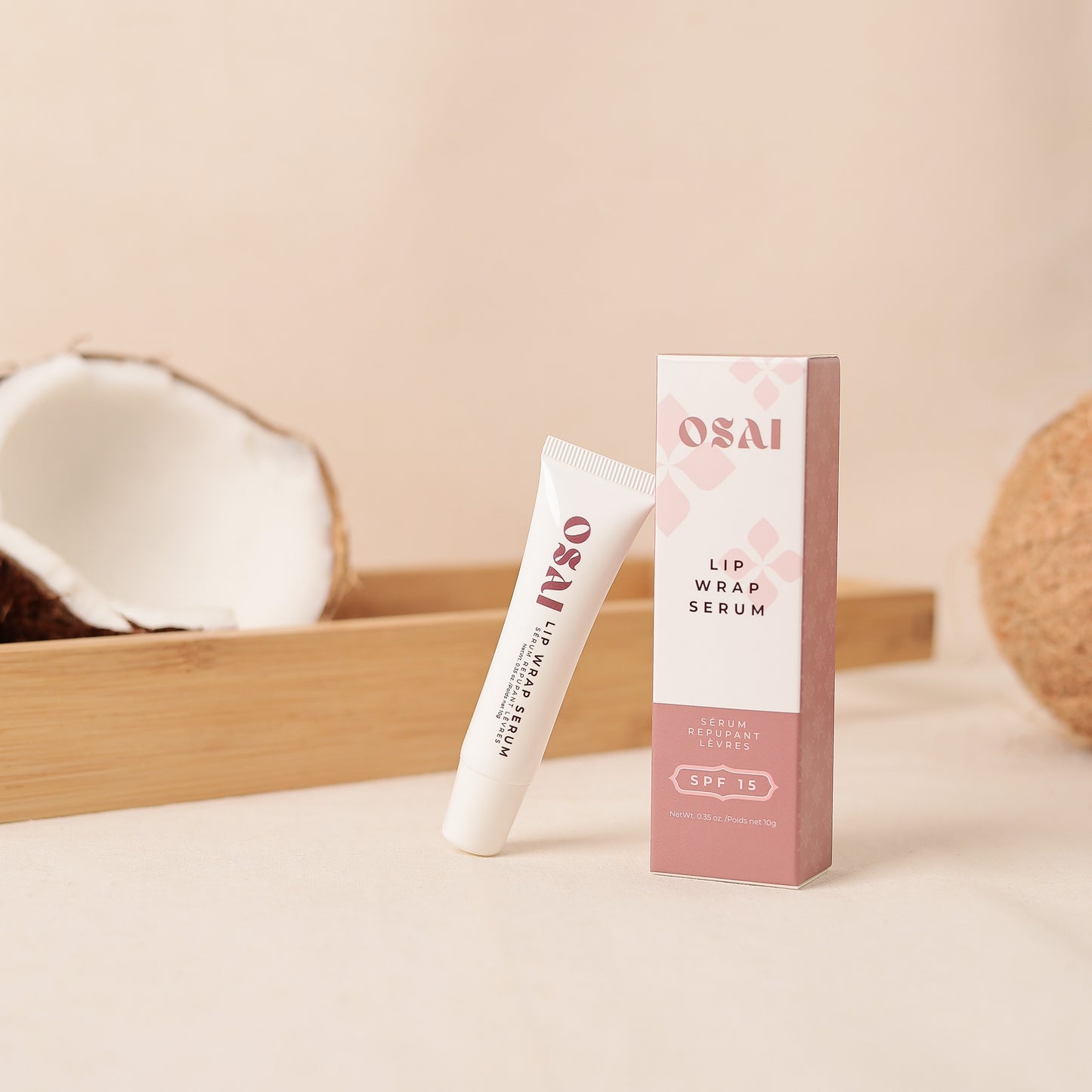 OSAI Hydrating Lip Balm SPF15 for Dry & Sensitive Lips – Vanilla Caramel Lip Serum